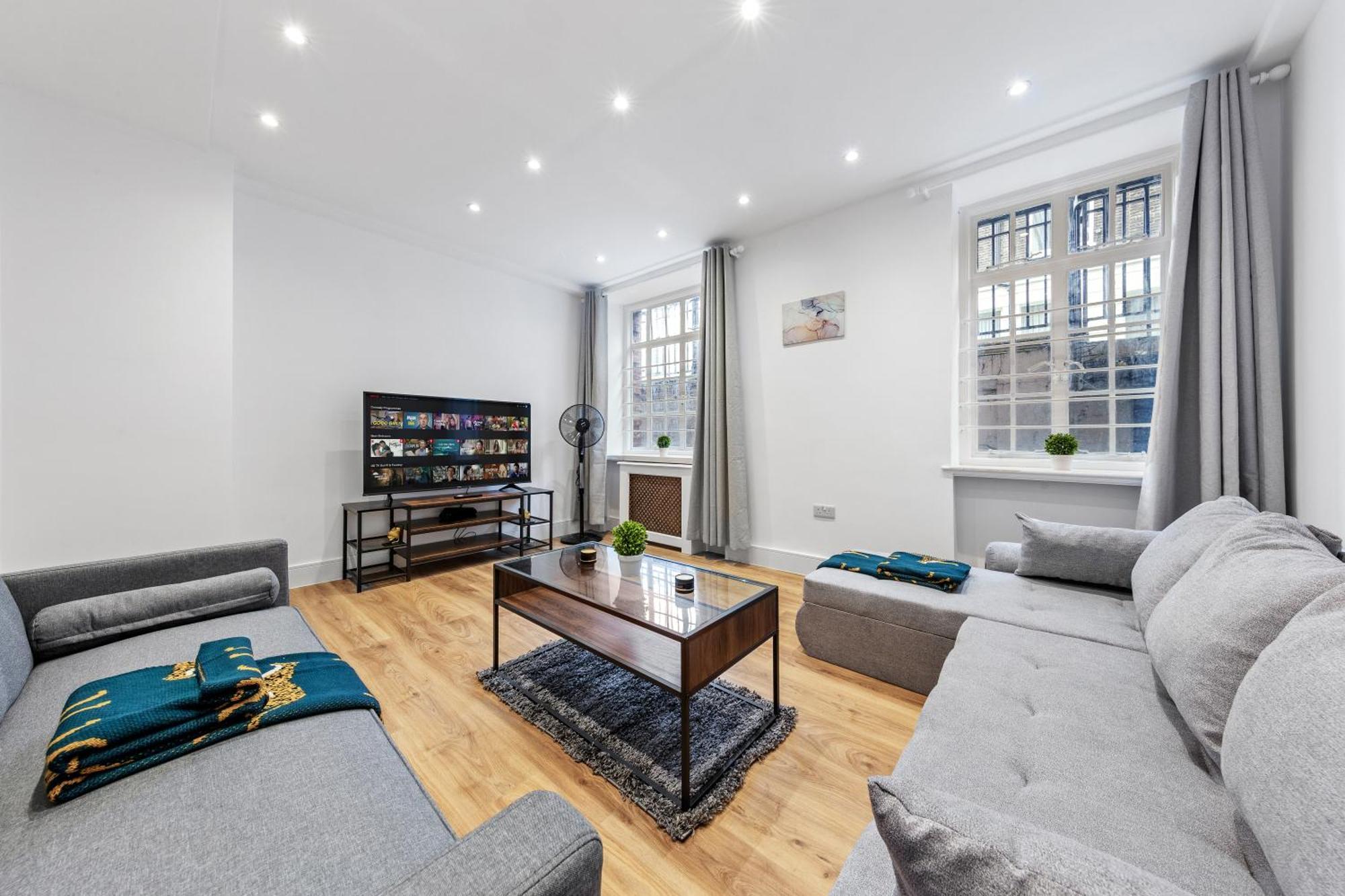 Sparkle 1bed Flat Step Away Hyde Park And Oxford Street Londra